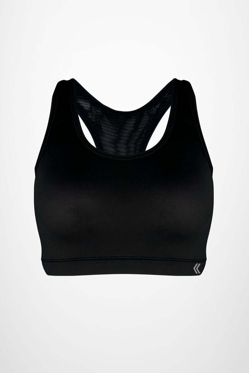 BASE Women's Cross-Back Sports Bra - Black – BASE Compression